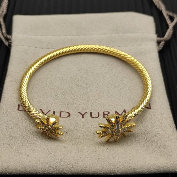 David Yurman 4mm golden Gypsophila Bracelet